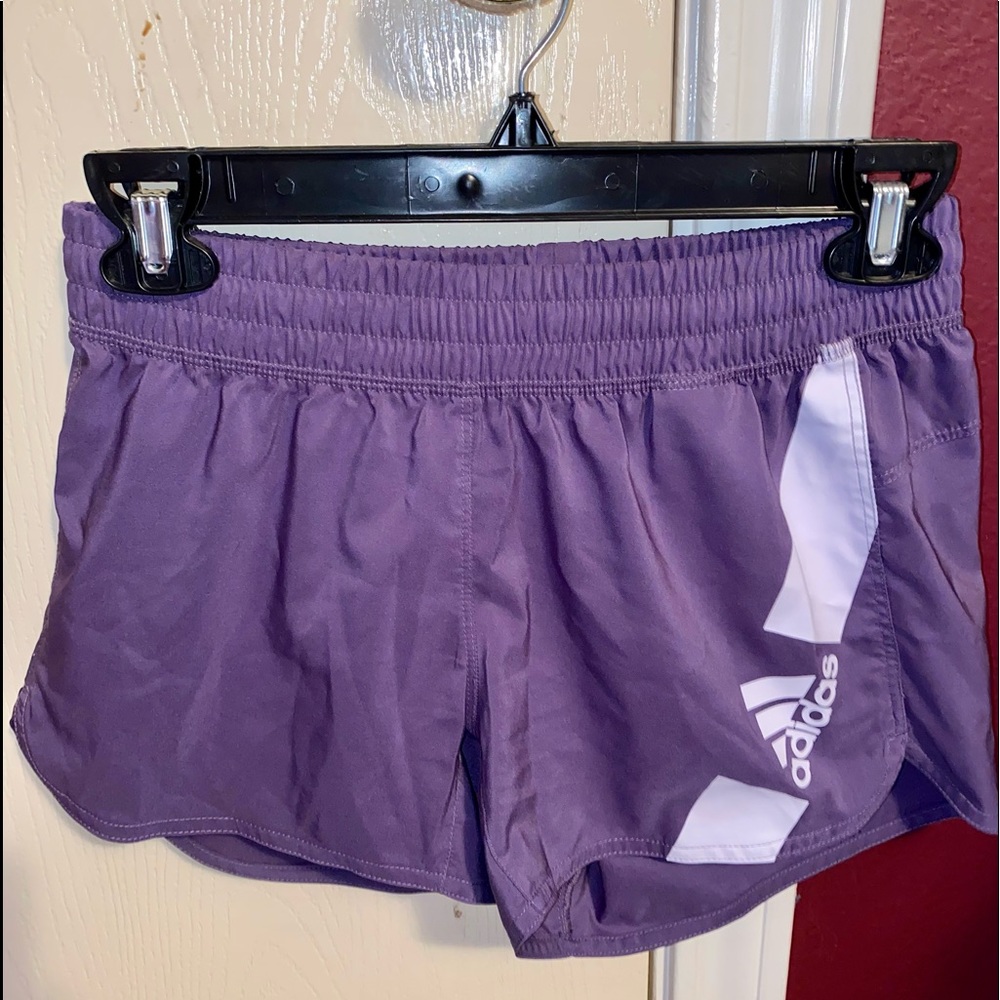 Purple Adidas Shorts